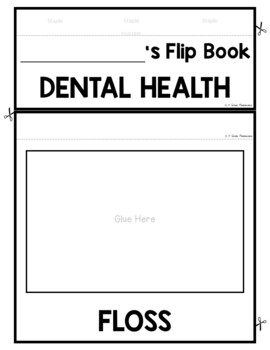 Dental Health and Healthy Habits FLIP Book Brushing Teeth Flossing and Dentist 3 Dental Health and Healthy Habits FLIP Book Brushing Teeth Flossing and Dentist 2