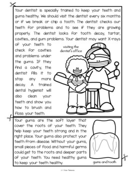 Dental Health and Healthy Habits FLIP Book Brushing Teeth Flossing and Dentist 4 Dental Health and Healthy Habits FLIP Book Brushing Teeth Flossing and Dentist 3