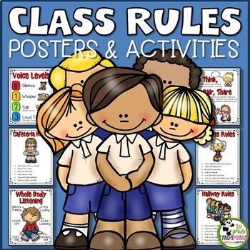 Class Rules Posters and Student Activity Sheets (Editable) 1 Class Rules Posters and Student Activity Sheets (Editable)