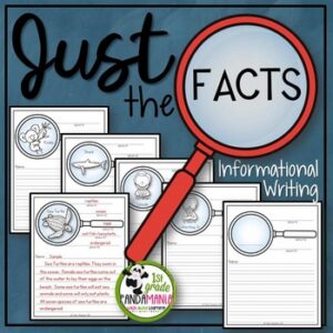 Informational Writing Graphic Organizers Just the Facts