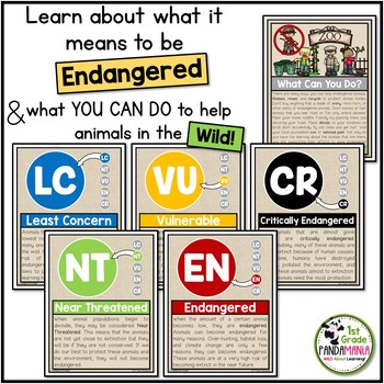 Endangered Animals Information Posters and Trading Cards 4 Endangered Animals Information Posters and Trading Cards 3