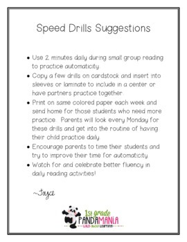 Syllables Fluency Speed Drills {320 Syllables} 4 Syllables Fluency Speed Drills {320 Syllables} 3