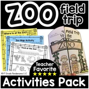 Zoo Field Trip Activity Pack