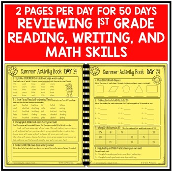 Summer Packet No Prep Review for 1st Grade 2 Summer Packet No Prep Review for 1st Grade 1