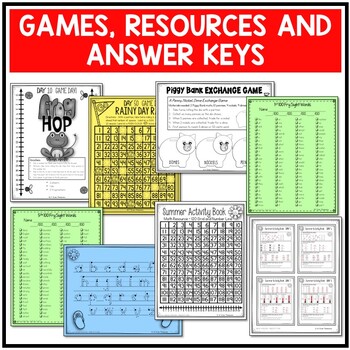 Summer Packet No Prep Review for 1st Grade 4 Summer Packet No Prep Review for 1st Grade 3