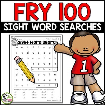 Fry Sight Words Word Searches for First 100 Fry Words 1 Fry Sight Words Word Searches for First 100 Fry Words