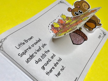 Reading Fluency Fall Activity Little Brown Squirrel Puppet Book 3 Reading Fluency Fall Activity Little Brown Squirrel Puppet Book 2