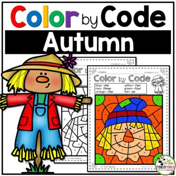 Color by Number Fall Autumn Coloring Activities Color By Code Basic Math Skills 1 Color by Number Fall Autumn Coloring Activities Color By Code Basic Math Skills