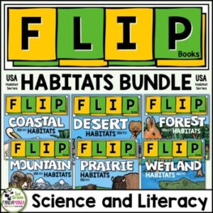 Animal Habitats Plant and Animal Science and Literacy FLIP Book Bundle