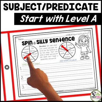 Writing Center Activities Spin a Silly Sentence (1st and 2nd Grades) 2 Writing Center Activities Spin a Silly Sentence (1st and 2nd Grades) 1