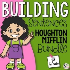 Journeys 1st Grade Decodable Readers Sentence Building Bundle HMH Aligned