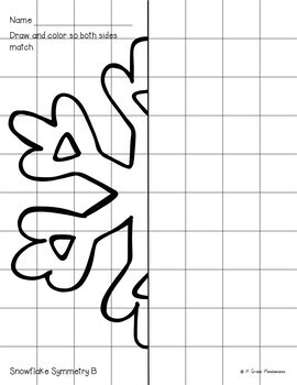 Christmas Symmetry and Lines of Symmetry Activities (1st, 2nd and 3rd Grades) 4 2nd and 3rd Grades) 1