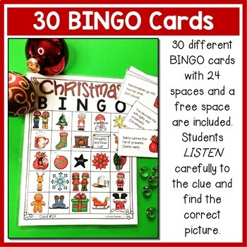 Christmas BINGO Cards Inferencing Making Inferences with Holiday Pictures 4 Christmas BINGO Cards Inferencing Making Inferences with Holiday Pictures 3