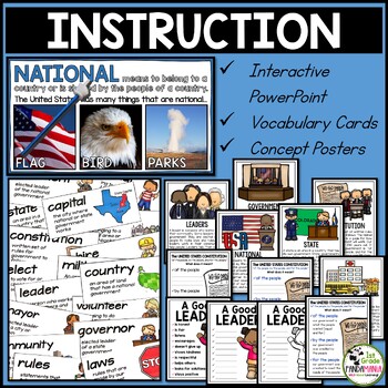 U.S. Government and Leaders Social Studies Civics Unit (FLIP Book INCLUDED) 3 U.S. Government and Leaders Social Studies Civics Unit (FLIP Book INCLUDED) 2