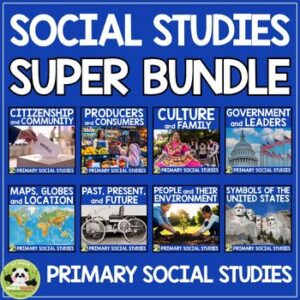 Social Studies Curriculum & Units Bundle for 1st and 2nd Grades