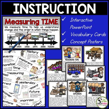 Past, Present, and Future Social Studies History Unit (FLIP Book INCLUDED) 3 and Future Social Studies History Unit (FLIP Book INCLUDED)