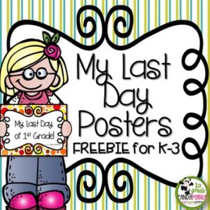 Last Day of School Activities Photo Signs Freebie