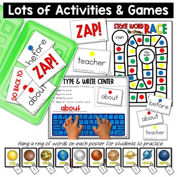 Fry Sight Words Activities Assessment & Centers for First 200 Sight Words BUNDLE 3 Fry Sight Words Activities Assessment & Centers for First 200 Sight Words BUNDLE 2