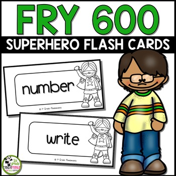 Fry Words Flash Cards (Superhero) for First 600 Fry Sight Words 1 Fry Words Flash Cards (Superhero) for First 600 Fry Sight Words