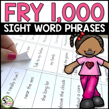 Fry Words Phrases for ALL 1,000 Fry Sight Words (Editable and Label Ready) 1 Fry Words Phrases for ALL 1