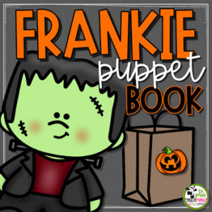 Halloween Reading Activity for Trick or Treat Safety Frankie Puppet Book