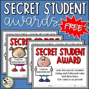 Secret Student Awards FREE!