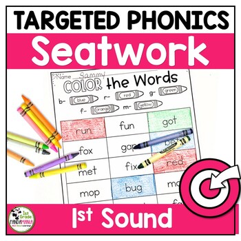 Beginning Sounds Worksheets Phonics Science of Reading Aligned Activities 1 Beginning Sounds Worksheets Phonics Science of Reading Aligned Activities