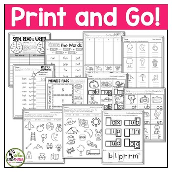 Beginning Sounds Worksheets Phonics Science of Reading Aligned Activities 2 Beginning Sounds Worksheets Phonics Science of Reading Aligned Activities 1