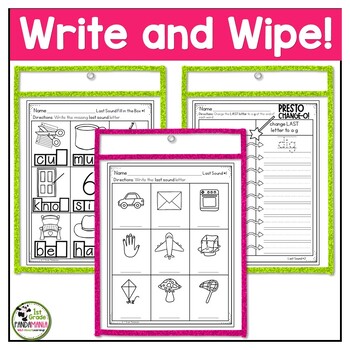 Ending Sounds Worksheets Phonics Science of Reading Aligned Activities 3 Ending Sounds Worksheets Phonics Science of Reading Aligned Activities 2