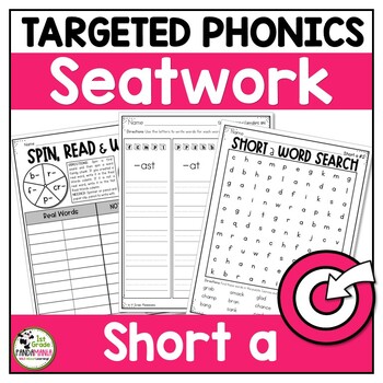 Short Vowel Worksheets Short a Phonics Activities Science of Reading Aligned 1 Short Vowel Worksheets Short a Phonics Activities Science of Reading Aligned