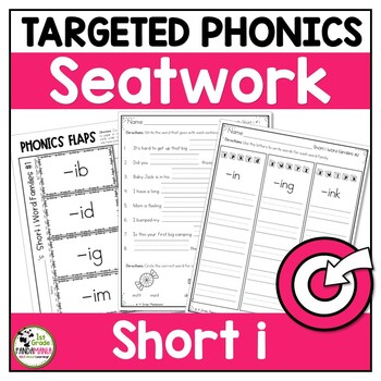 Short Vowel Worksheets Short i Phonics Activities Science of Reading Aligned 1 Short Vowel Worksheets Short i Phonics Activities Science of Reading Aligned