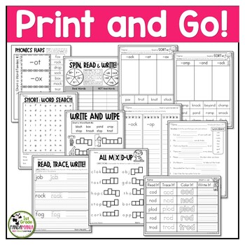 Short Vowel Worksheets Short o Phonics Activities Science of Reading Aligned 2 Short Vowel Worksheets Short o Phonics Activities Science of Reading Aligned 1
