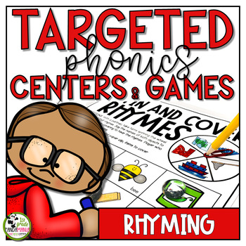 Rhyming Centers and Games Phonics Science of Reading Aligned Activities 1 Rhyming Centers and Games Phonics Science of Reading Aligned Activities