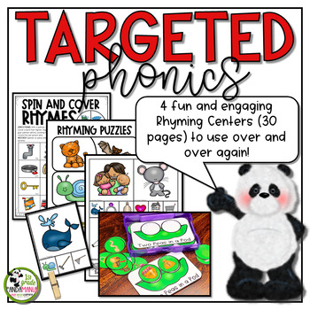 Rhyming Centers and Games Phonics Science of Reading Aligned Activities 2 Rhyming Centers and Games Phonics Science of Reading Aligned Activities 1