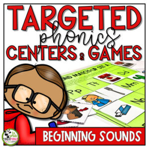 Beginning Sounds Centers and Games Phonics Science of Reading Aligned Activities