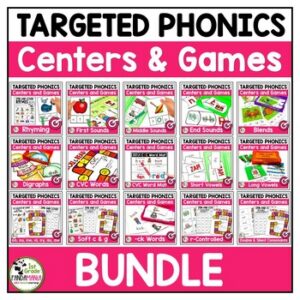 Phonics Centers and Games Science of Reading Aligned BUNDLE
