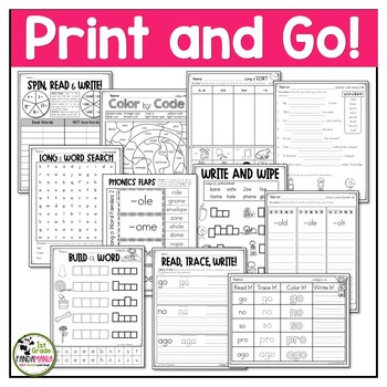 Long Vowel Worksheets Long o Phonics Activities Science of Reading Aligned 2 Long Vowel Worksheets Long o Phonics Activities Science of Reading Aligned 1