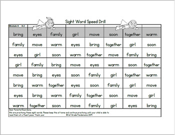 HMH Into Reading 1st Grade Sight Word Fluency Speed Drills (2020 Ed.) 4 HMH Into Reading 1st Grade Sight Word Fluency Speed Drills (2020 Ed.) 3