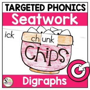 Consonant Digraphs Worksheets Phonics SOR-Aligned Activities Beginning Ending