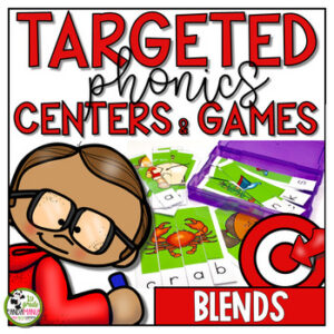Consonant Blends Centers and Games Phonics Science of Reading Aligned Activities
