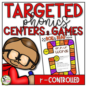 R-Controlled Games and Centers Phonics Science of Reading Aligned Activities