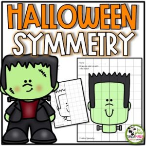Halloween Symmetry and Lines of Symmetry Activities (1st