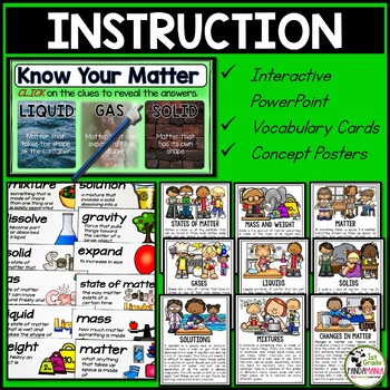 States of Matter, Mixtures and Solutions a Primary Grades Science Unit 3 States of Matter