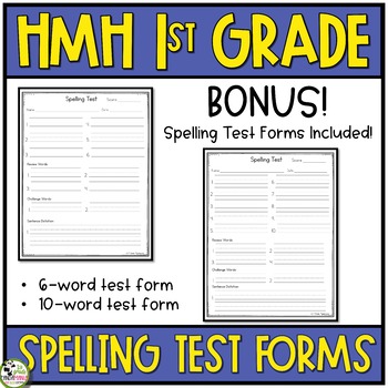 HMH Into Reading 1st Grade Challenge Spelling Lists Year-Long Aligned with 2020 2 HMH Into Reading 1st Grade Challenge Spelling Lists Year-Long Aligned with 2020 1