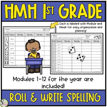 HMH Into Reading 1st Grade Spelling Center Roll and Write Year-Long 2020 Ed. 2 HMH Into Reading 1st Grade Spelling Center Roll and Write Year-Long 2020 Ed. 1