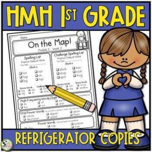 HMH Into Reading 1st Grade Refrigerator Copies (Focus Wall) Year-Long 2020 Ed.