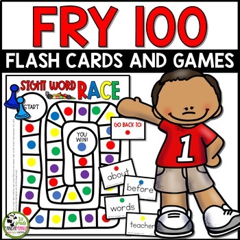 Fry Words Flash Card Games and Centers for First 100 Fry Sight Words 1 Fry Words Flash Card Games and Centers for First 100 Fry Sight Words