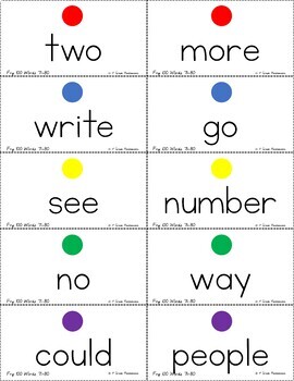 Fry Words Flash Card Games and Centers for First 100 Fry Sight Words 2 Fry Words Flash Card Games and Centers for First 100 Fry Sight Words 1