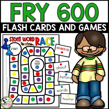 Fry Words Flash Card Games and Centers for First 600 Fry Sight Words 1 Fry Words Flash Card Games and Centers for First 600 Fry Sight Words