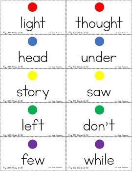 Fry Words Flash Card Games and Centers for First 600 Fry Sight Words 2 Fry Words Flash Card Games and Centers for First 600 Fry Sight Words 1